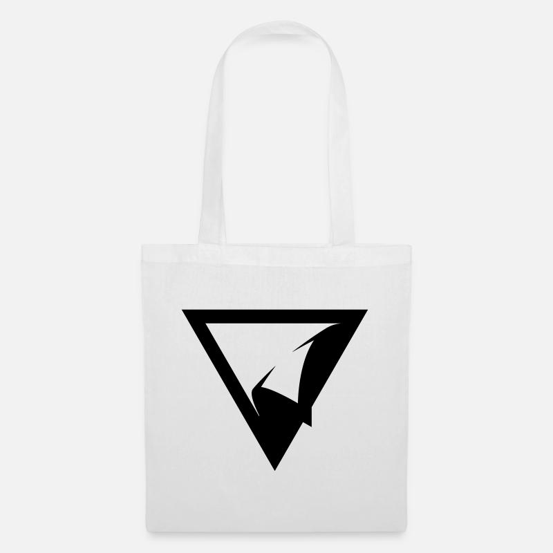 TRIANGLE PATCH - Tote Bag - white