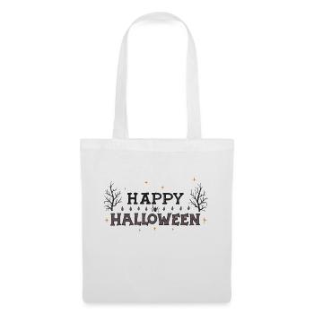 Dark Halloween Festive Typography - Tote Bag - white - Front