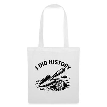 I Dig History : Aventure de détection de métaux - Sac en tissu - blanc - Devant