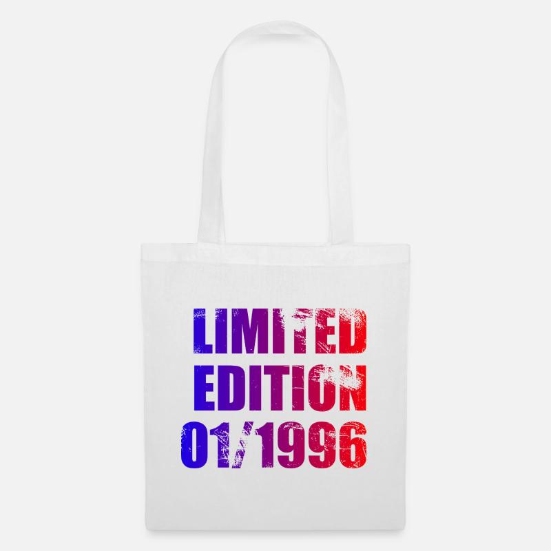30. Geburtstag Limited Edition 01/1996 - Stoffbeutel - Weiß