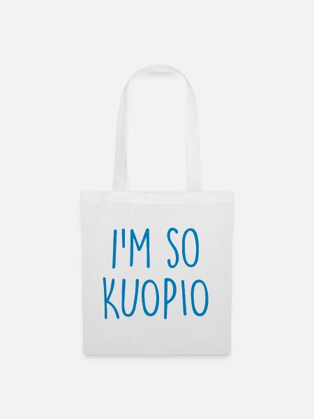 Kuopio Finland - Stoffbeutel - Weiß