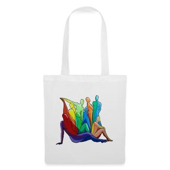 Colorful Body Silhouettes - Tote Bag - white - Front