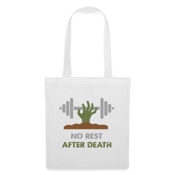 Zombie Workout Powerlifting - Sac en tissu - blanc - Devant