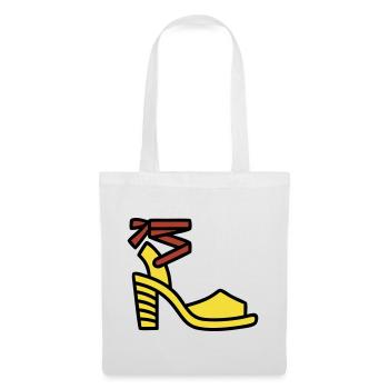 Chaussures à talons hauts Fashion Italie Fashionista - Sac en tissu - blanc - Devant