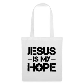 Jesus is my Hope - Tote Bag - white - Front