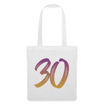 30 - Stoffbeutel - Weiß - Vorne