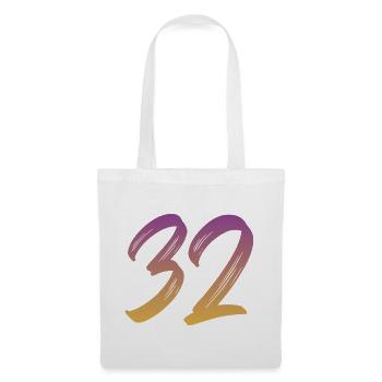 32 - Stoffbeutel - Weiß - Vorne