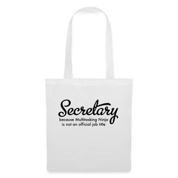 secretary - Tote Bag - white - Front