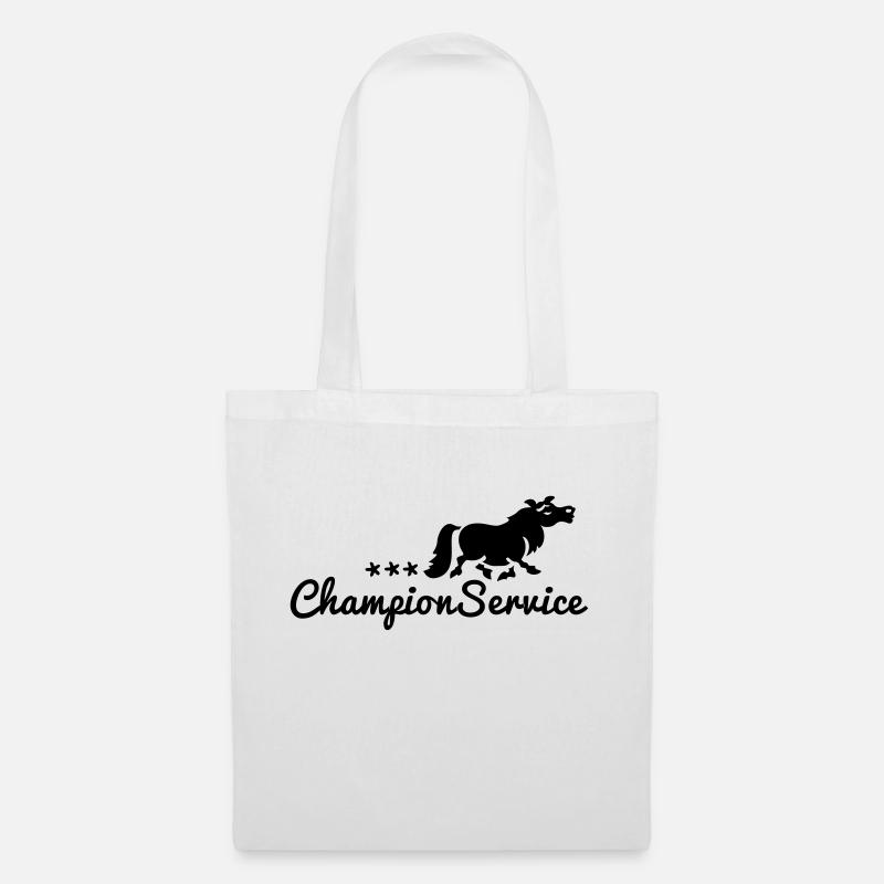 Champion Service - Turniertrottel - Stoffbeutel - Weiß