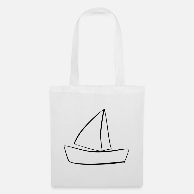 boat - Tote Bag - white