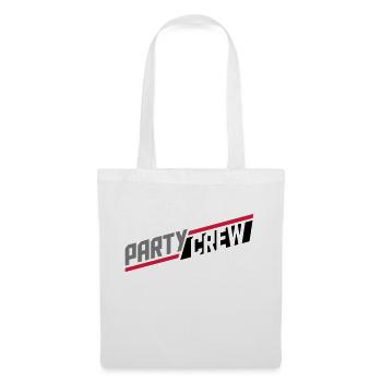 danse cool logo fête crew amis équipe crew club - Sac en tissu - blanc - Devant