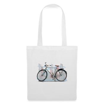 Bicycle - Sac en tissu - blanc - Devant