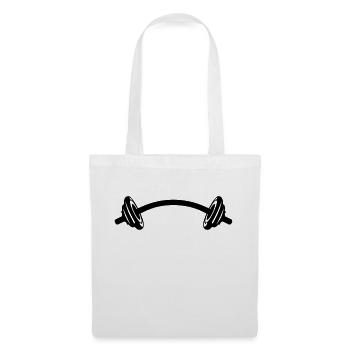Dumbbell bodybuilding twisted 2 - Tote Bag - white - Front