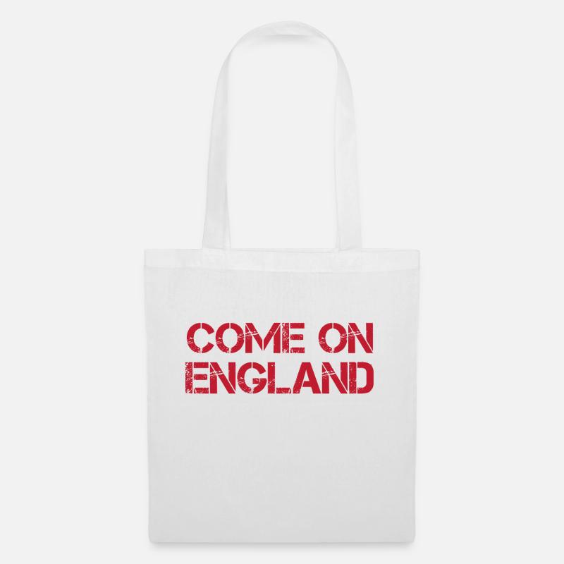 Come On England - Tote Bag - white