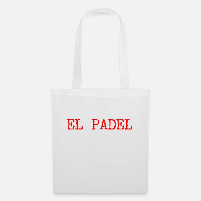 El Padel - Stoffbeutel - Weiß