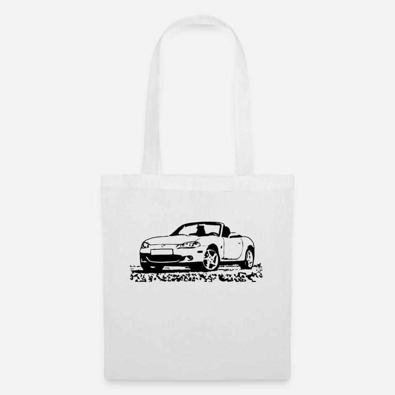 Mx5 miata mk2 - Tote Bag - white