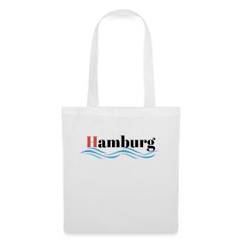 Anker Hamburg Hafen Hansestadt - Stoffbeutel - Weiß - Vorne