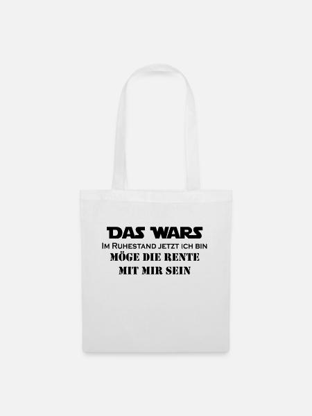 Das Wars - Stoffbeutel - Weiß