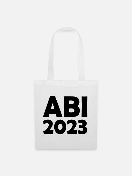 Abi 2023 - Stoffbeutel - Weiß
