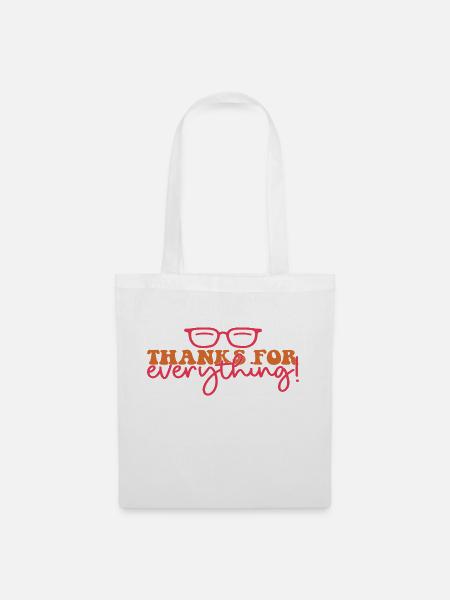 Thanks for everything! - Stoffbeutel - Weiß