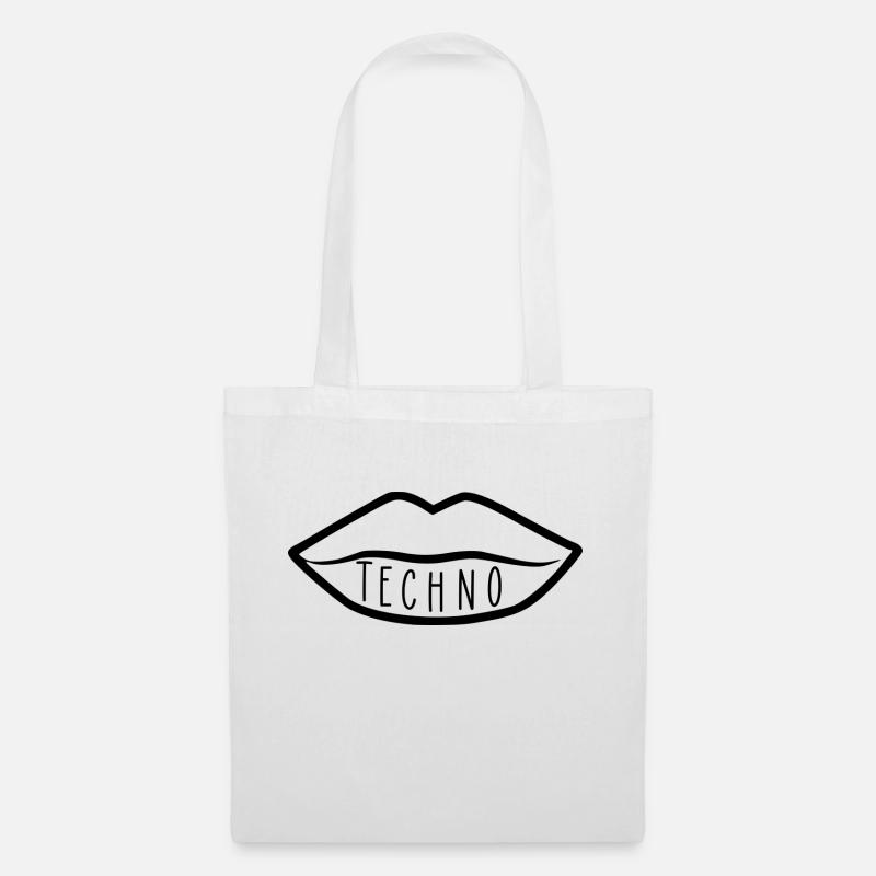 Techno - Tote Bag - white