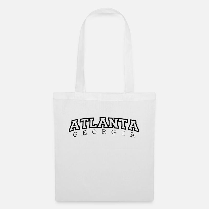 Atlanta, Georgia - Stoffbeutel - Weiß