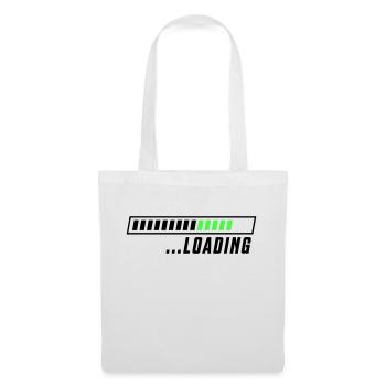 Loading loading bar - Tote Bag - white - Front
