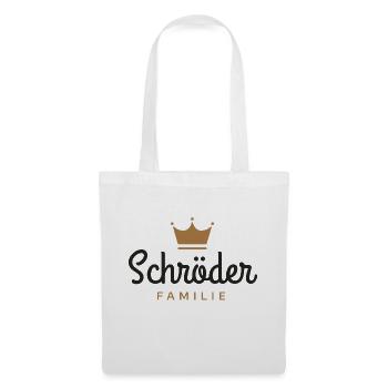 Schröder-Familie - Stoffbeutel - Weiß - Vorne