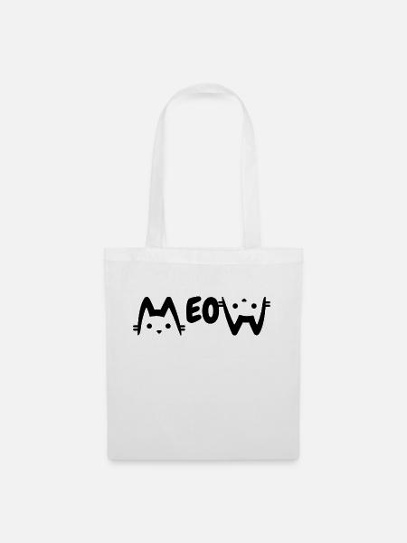 MIAOU - Sac en tissu - blanc