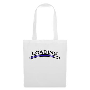 loading ladebalken - Stoffbeutel - Weiß - Vorne