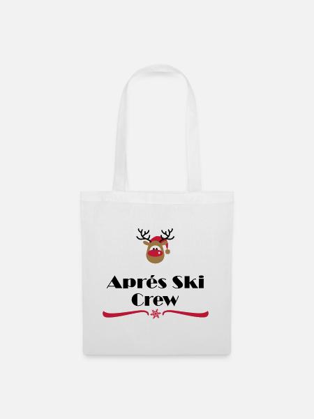 apres ski - Stoffbeutel - Weiß