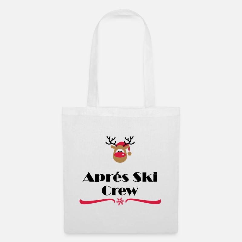 apres ski - Stoffbeutel - Weiß