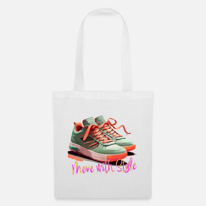 Move with Style Sneakers - Stoffbeutel - Weiß