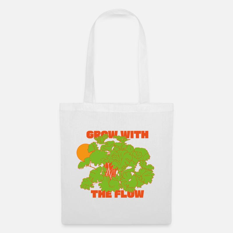 Évoluez avec l’instruction Flow - Sac en tissu - blanc
