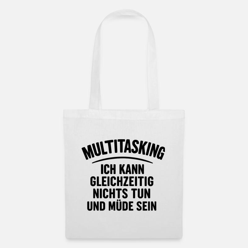 multitâche - Sac en tissu - blanc