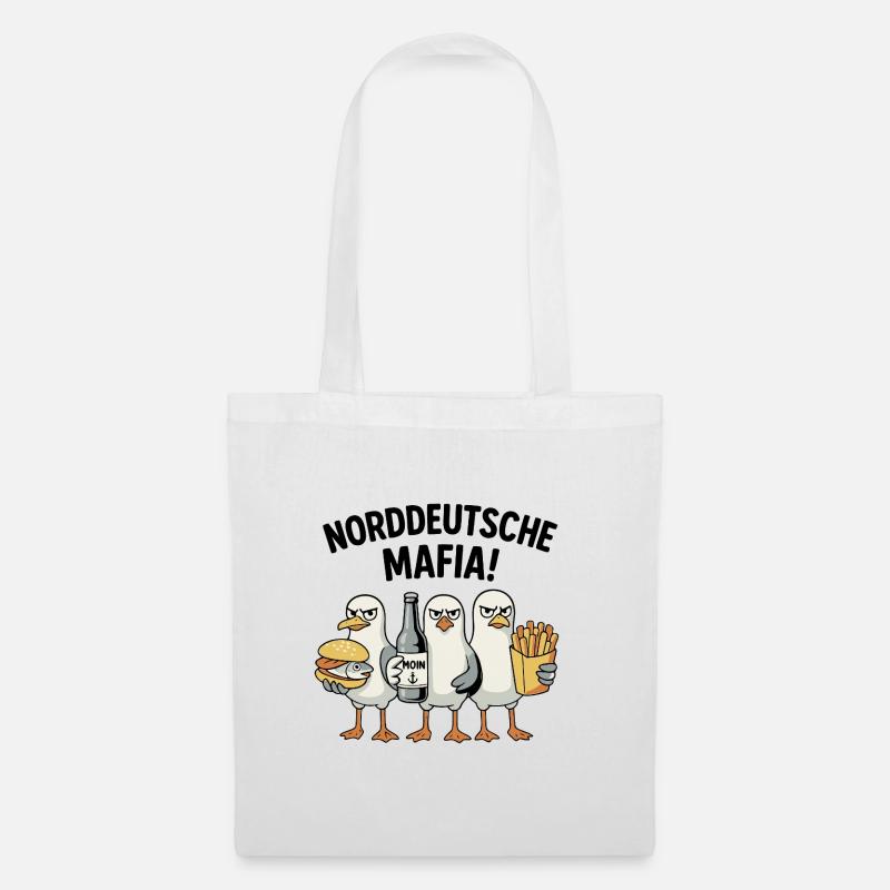 Norddeutsche Mafia - Stoffbeutel - Weiß