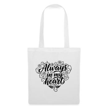 Tatouage Calligraphie Design Tu es ma paix - Sac en tissu - blanc - Devant
