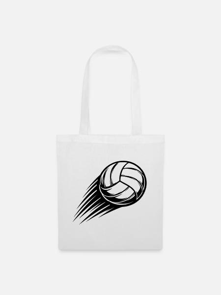 Volleyball Ball - Stoffbeutel - Weiß