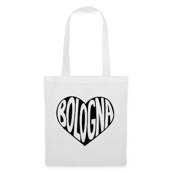 Bologna Heart Typography - Tote Bag - white - Front