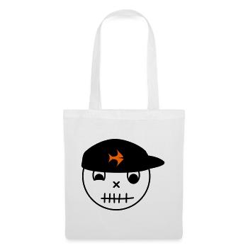 Smiley with fish cap - Tote Bag - white - Front