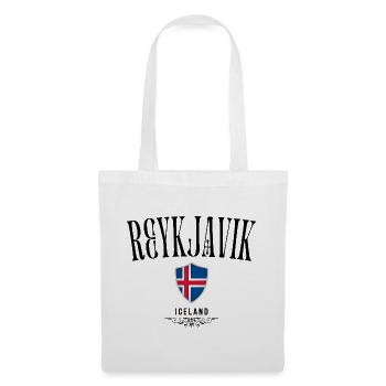 Souvenir Reykjavik, elegant design Reykjavik - Tote Bag - white - Front