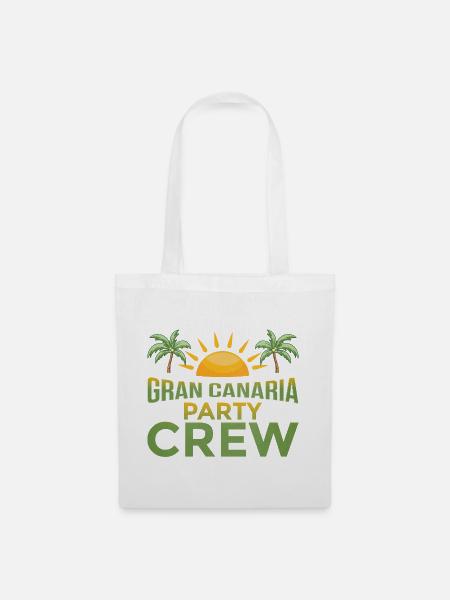 Gran Canaria Party Crew - Stoffbeutel - Weiß