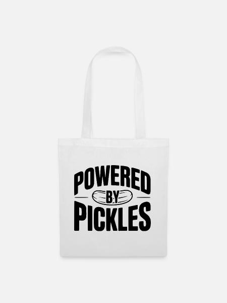 Angetrieben von Pickles - Stoffbeutel - Weiß