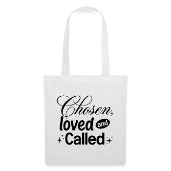 Chosen, Loved and Called - Stoffbeutel - Weiß - Vorne