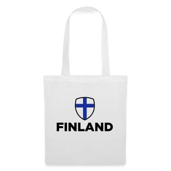 National Flag of Finland - Tote Bag - white - Front