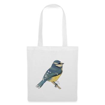 Miss Ady_mésange - Sac en tissu - blanc - Devant