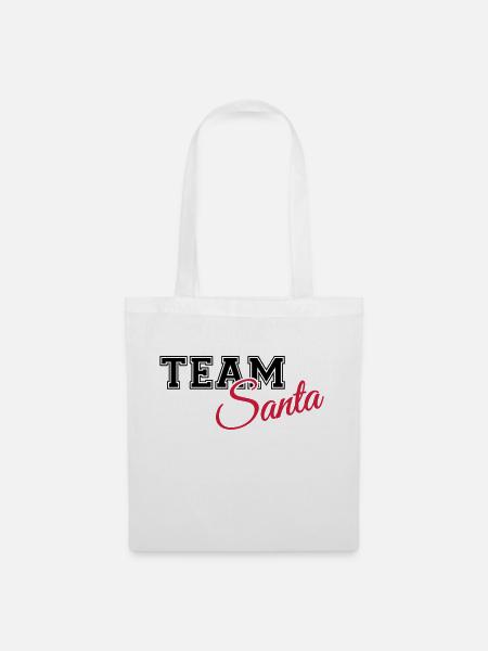 Team Santa - Stoffbeutel - Weiß