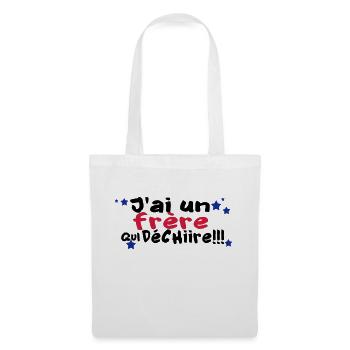 mon frère déchire - Sac en tissu - blanc - Devant