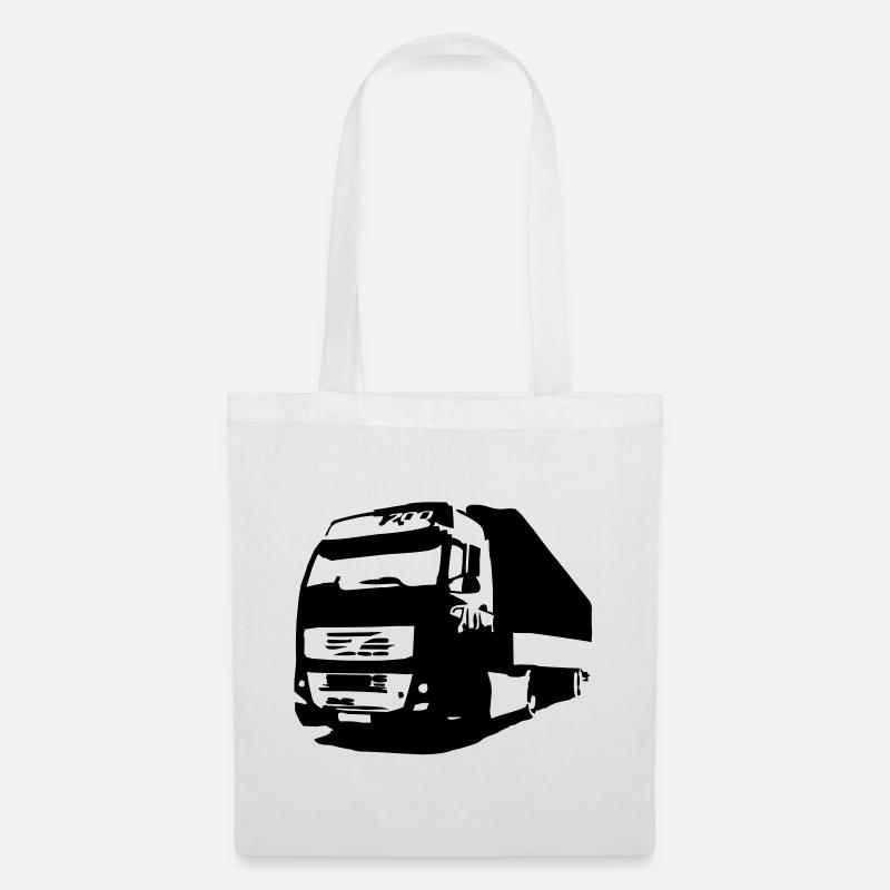 truck - Stoffbeutel - Weiß