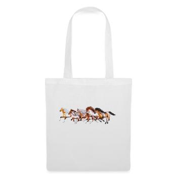 Wild Horses Herd - Tote Bag - white - Front